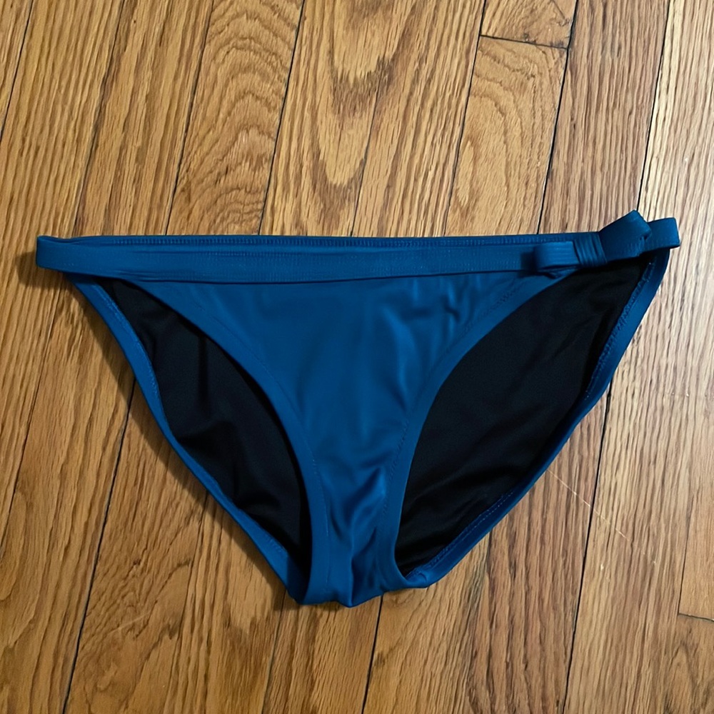 Women's J Crew Bathing Suit bottom- Blue- Size Medium